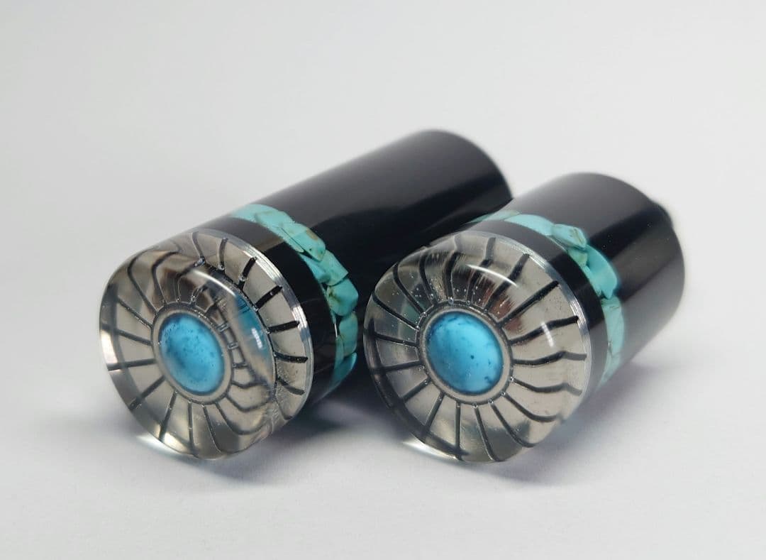 1インチエクステンション (天然石ターコイズ)+ジョイントプロテクター