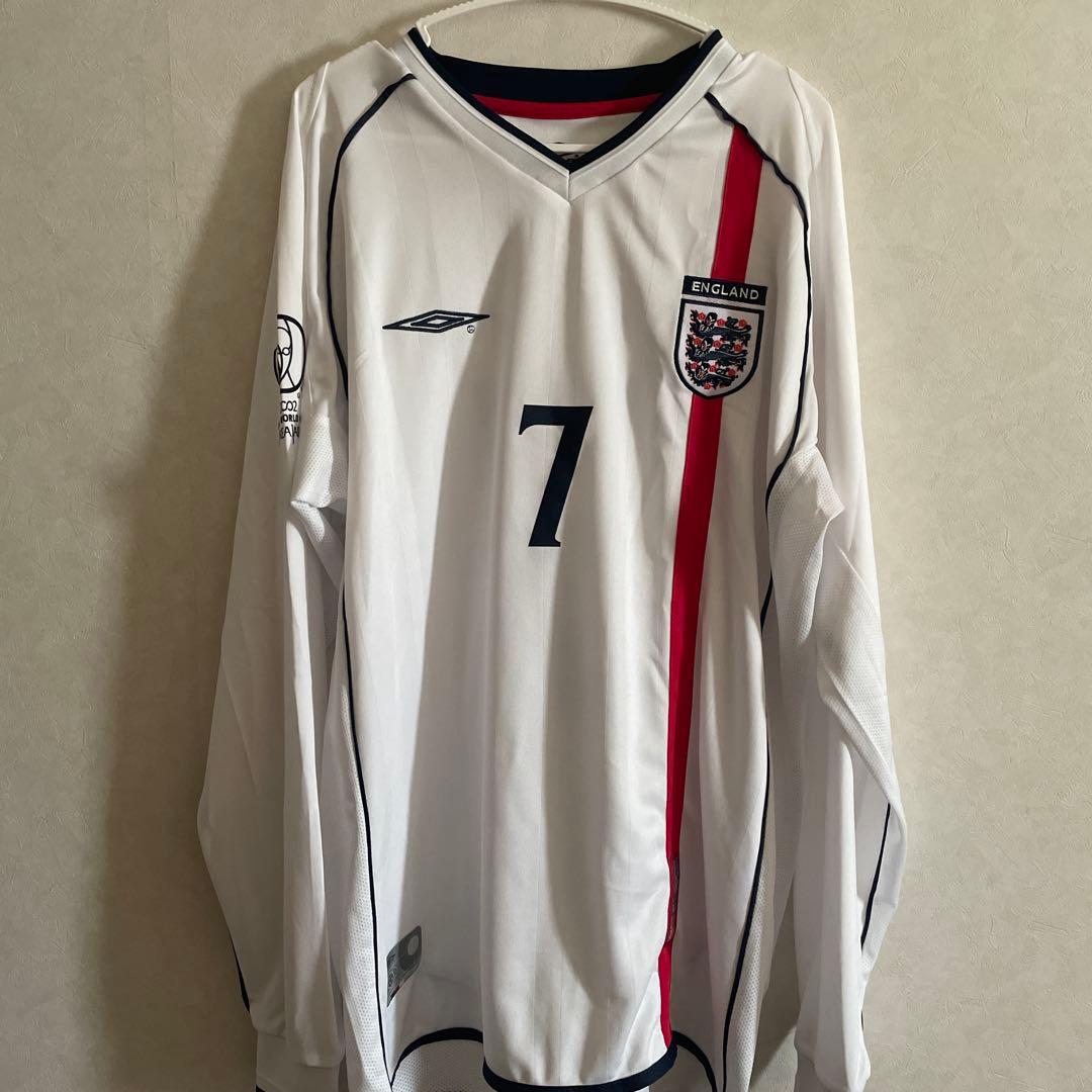 【正規品】イングランド代表　長袖　ベッカムユニフォーム