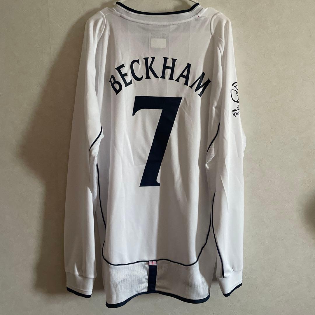【正規品】イングランド代表　長袖　ベッカムユニフォーム