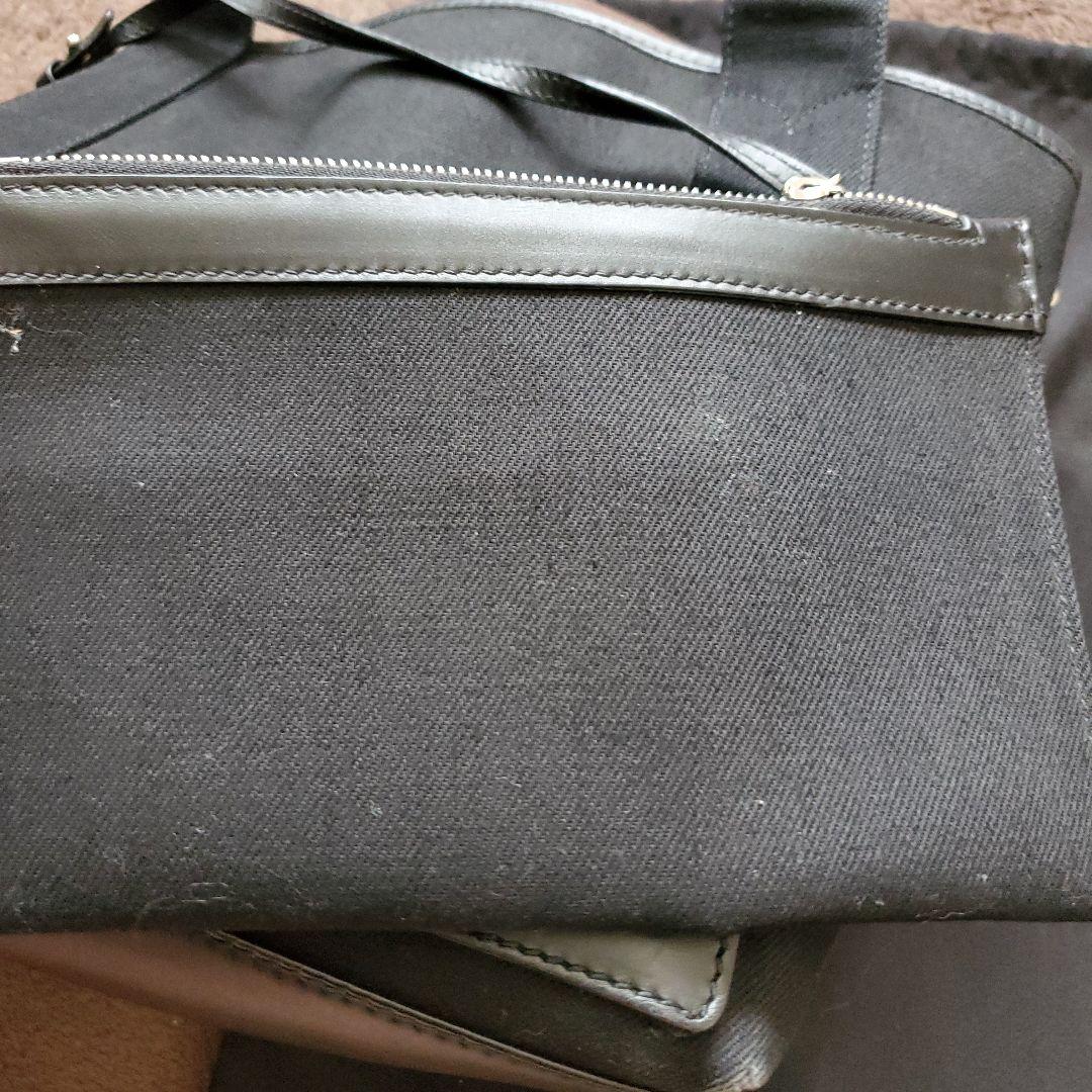 バレンシアガ　トートバック　ネイビーカバス　正規品