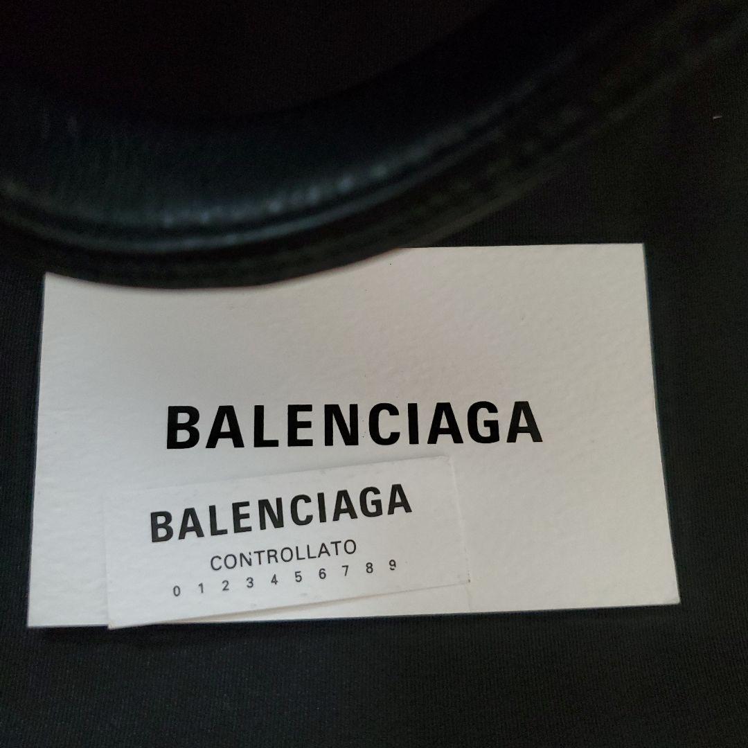 バレンシアガ　トートバック　ネイビーカバス　正規品