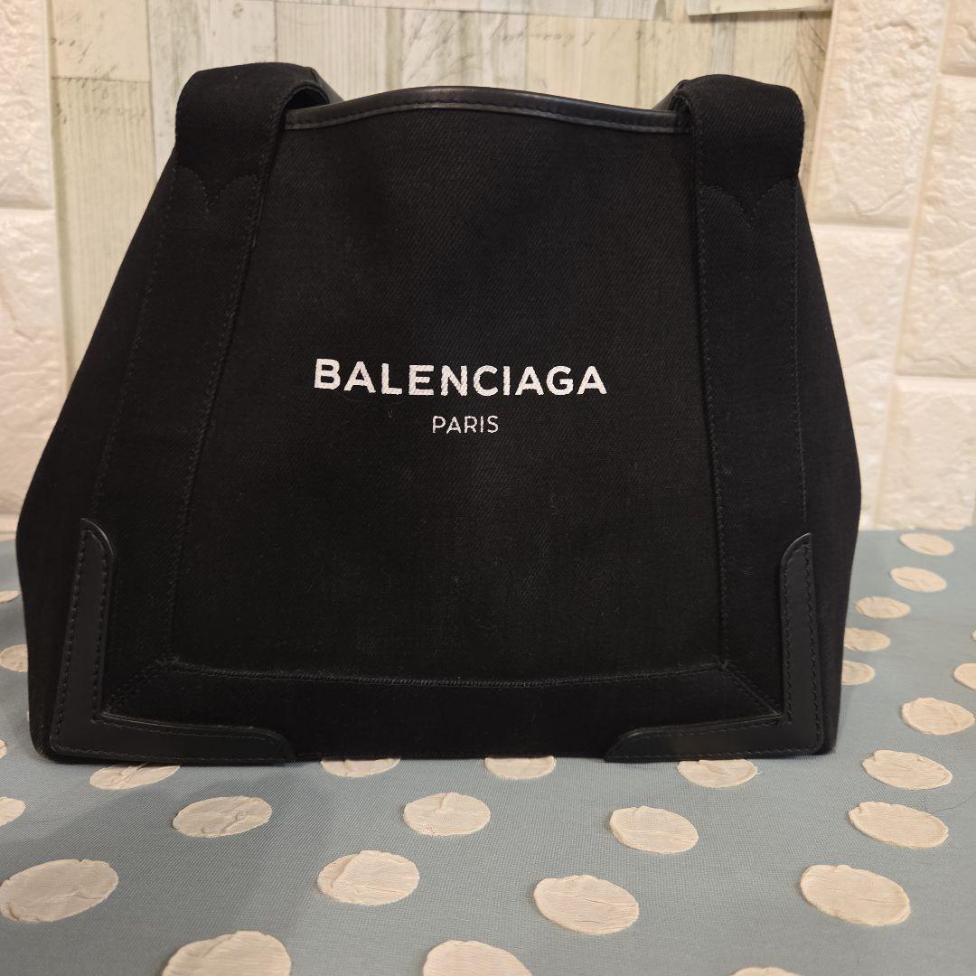 バレンシアガ　トートバック　ネイビーカバス　正規品