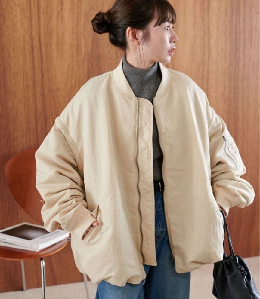 ★ディスコート★デタッチャブル2WAYメモリーボンバージャケット