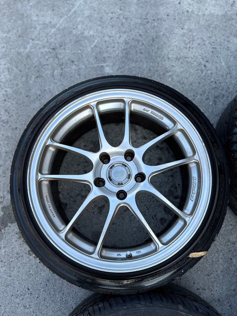 エンケイ　ホイールタイヤ　セット　4本　225/40R18