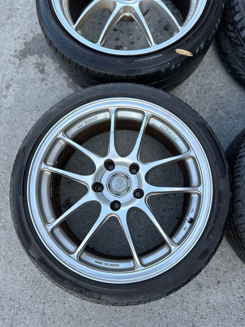 エンケイ　ホイールタイヤ　セット　4本　225/40R18