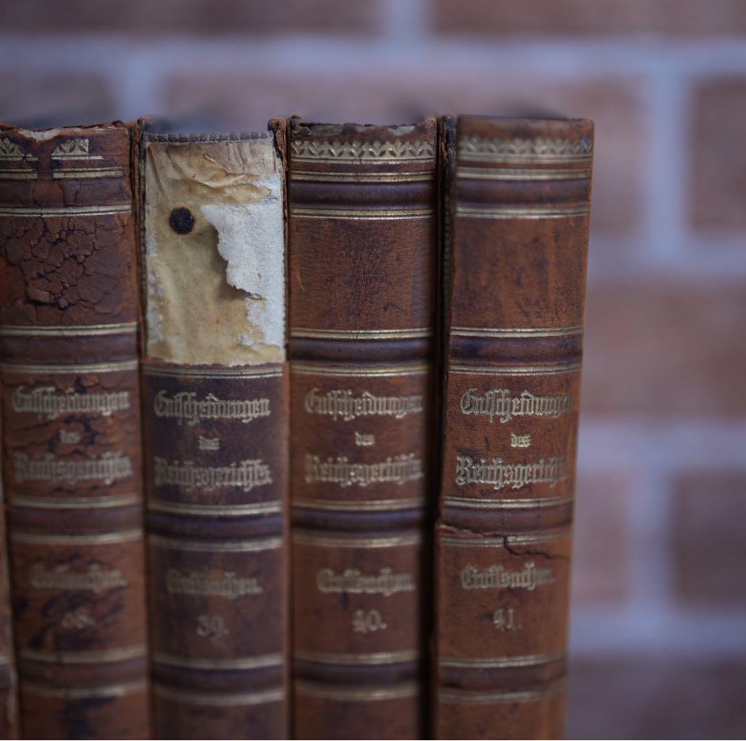 Vintage Book 【7set】洋書　古書　インテリア　アンティーク