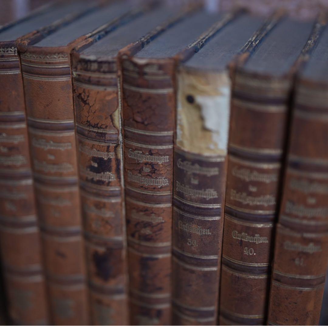 Vintage Book 【7set】洋書　古書　インテリア　アンティーク