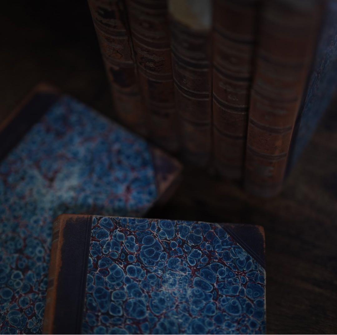 Vintage Book 【7set】洋書　古書　インテリア　アンティーク