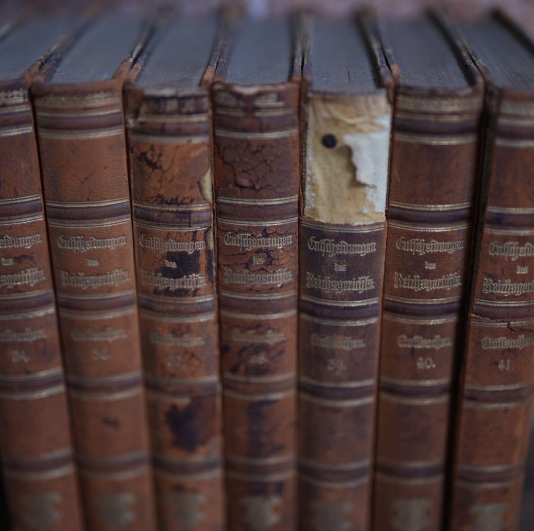 Vintage Book 【7set】洋書　古書　インテリア　アンティーク