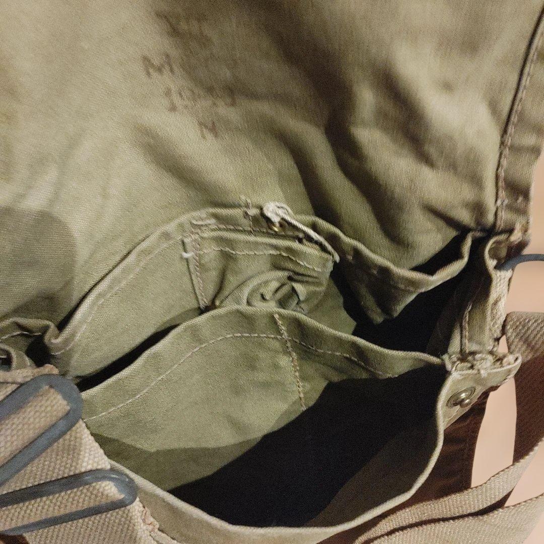 イギリス軍 実物 MkⅦ ガスマスクバッグ (インディ・バッグ)