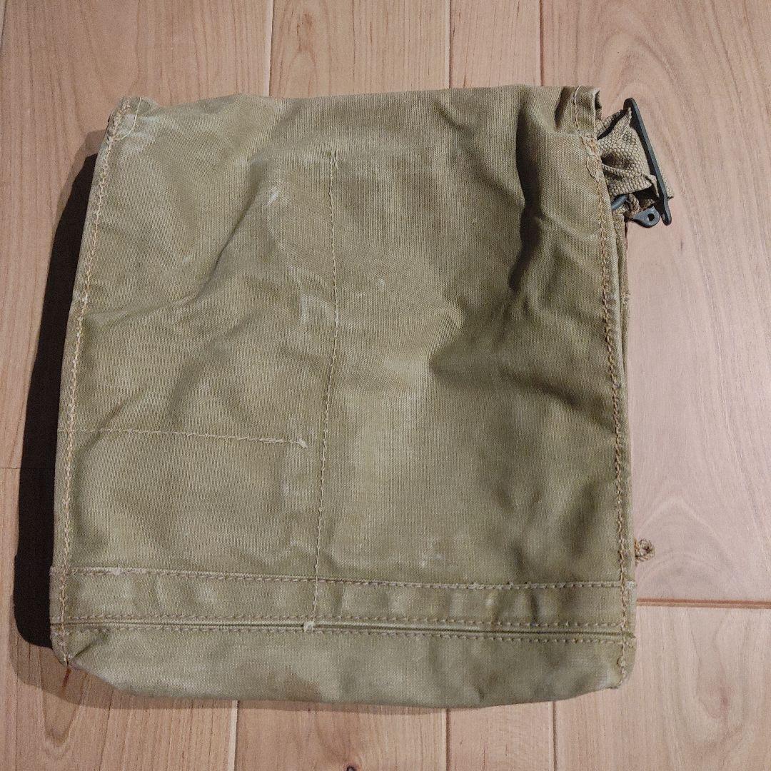 イギリス軍 実物 MkⅦ ガスマスクバッグ (インディ・バッグ)