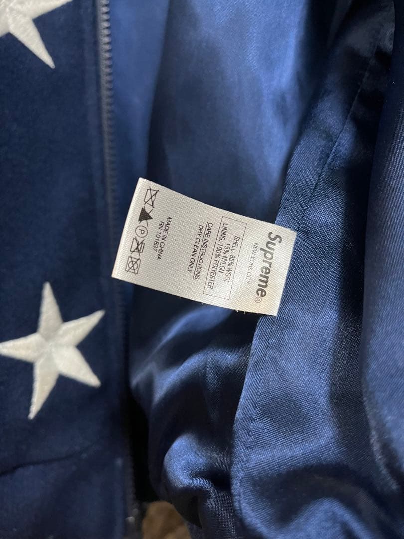 名作☆レア☆希少supreme stars zip stadium jacket