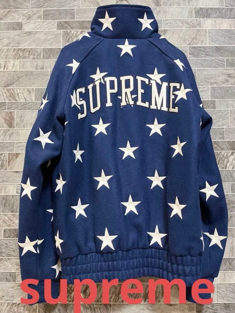 名作☆レア☆希少supreme stars zip stadium jacket