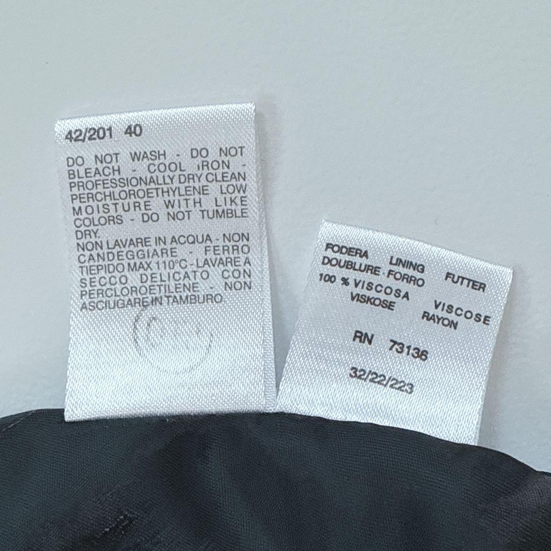 美品 MaxMara 白タグ ウールカシミヤ ステンカラーコート ハーフコート