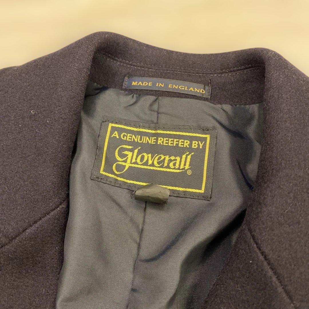 英国製 GLOVERALL グローバーオール 金ボタン Pコート ピーコート