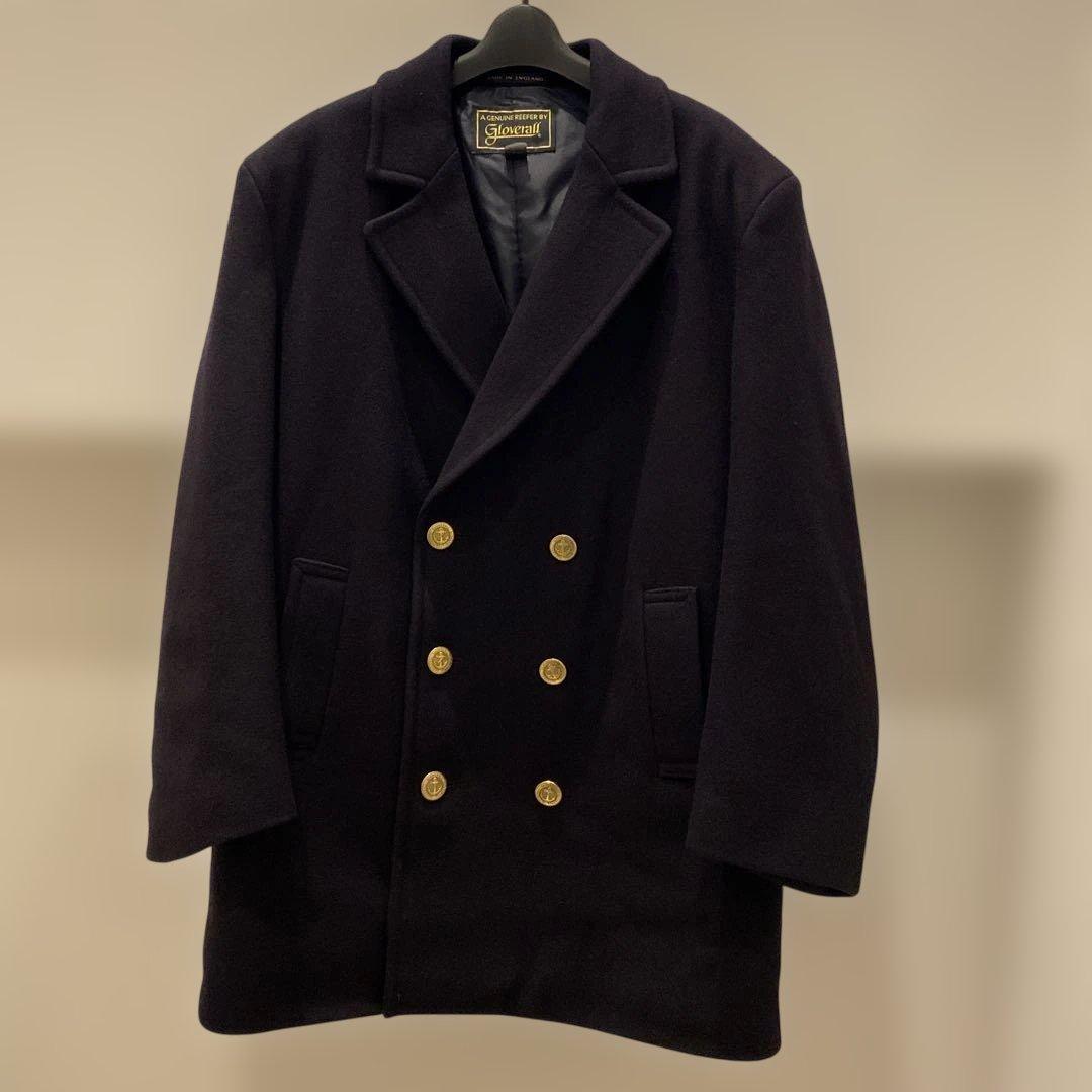 英国製 GLOVERALL グローバーオール 金ボタン Pコート ピーコート