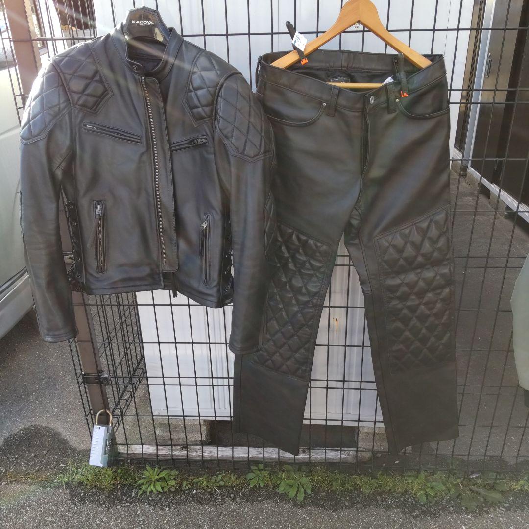 JP　KADOYA ライダース　レザージャケット　ライダース　レザーパンツ