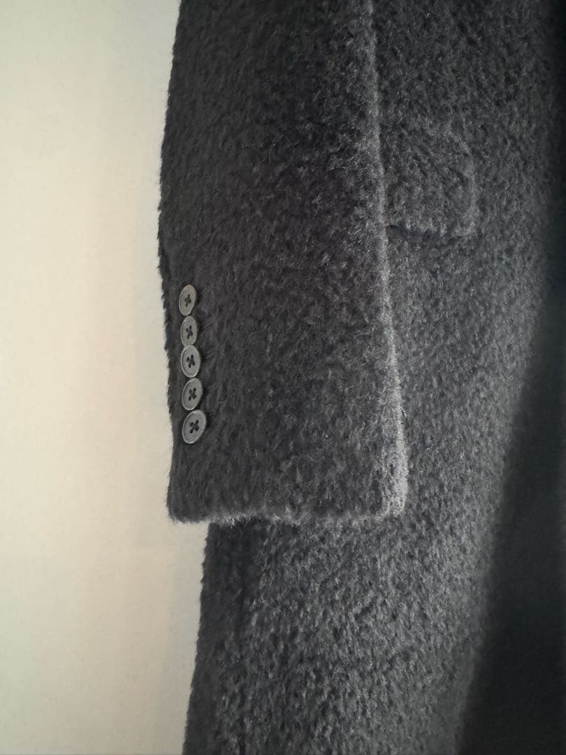 SAINT LAURENT ブラック チェスターコート