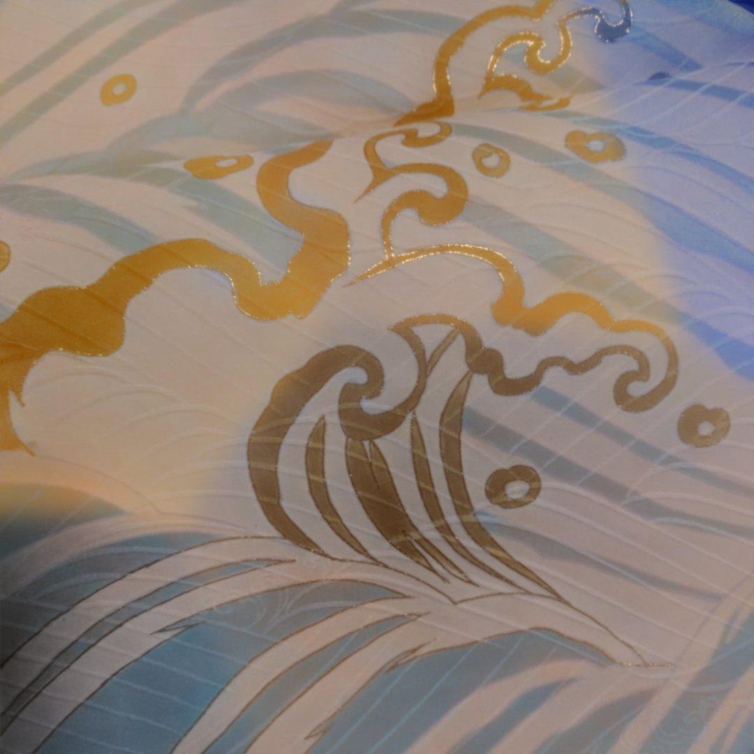 振り袖　フルオーダー品　京友禅