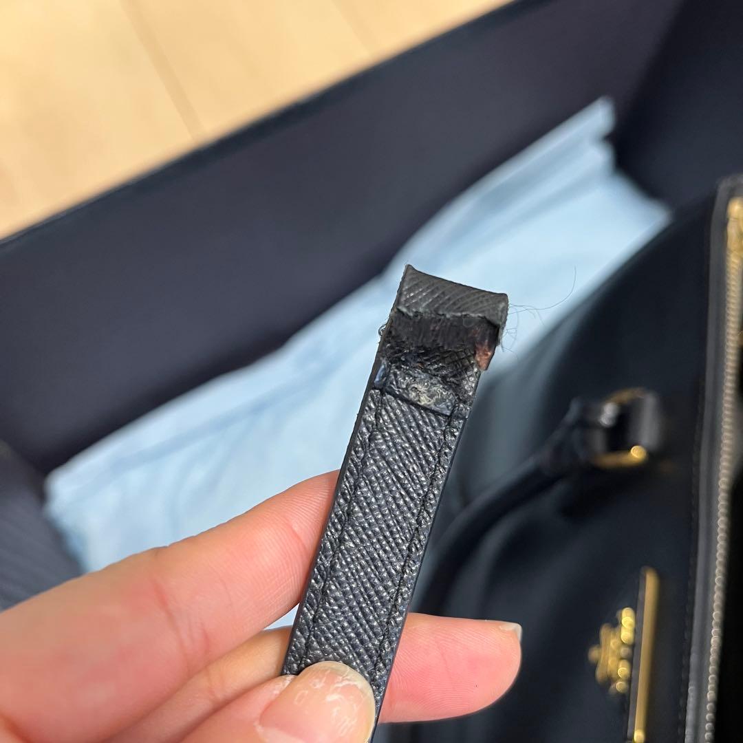 PRADA ブラック レザー サピアノ BN2274