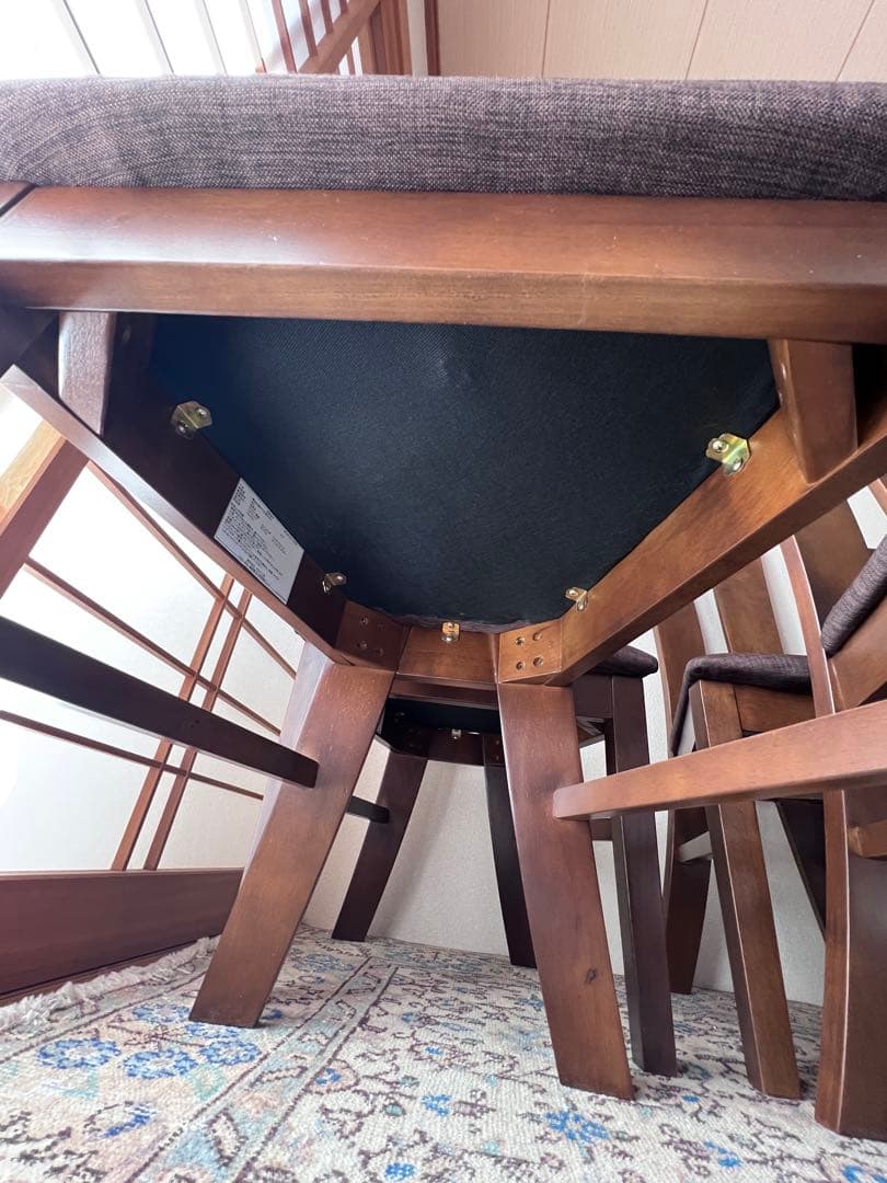 あおいさんごさん専用　 ダークブラウン ダイニングチェア 6脚セットのうち1脚