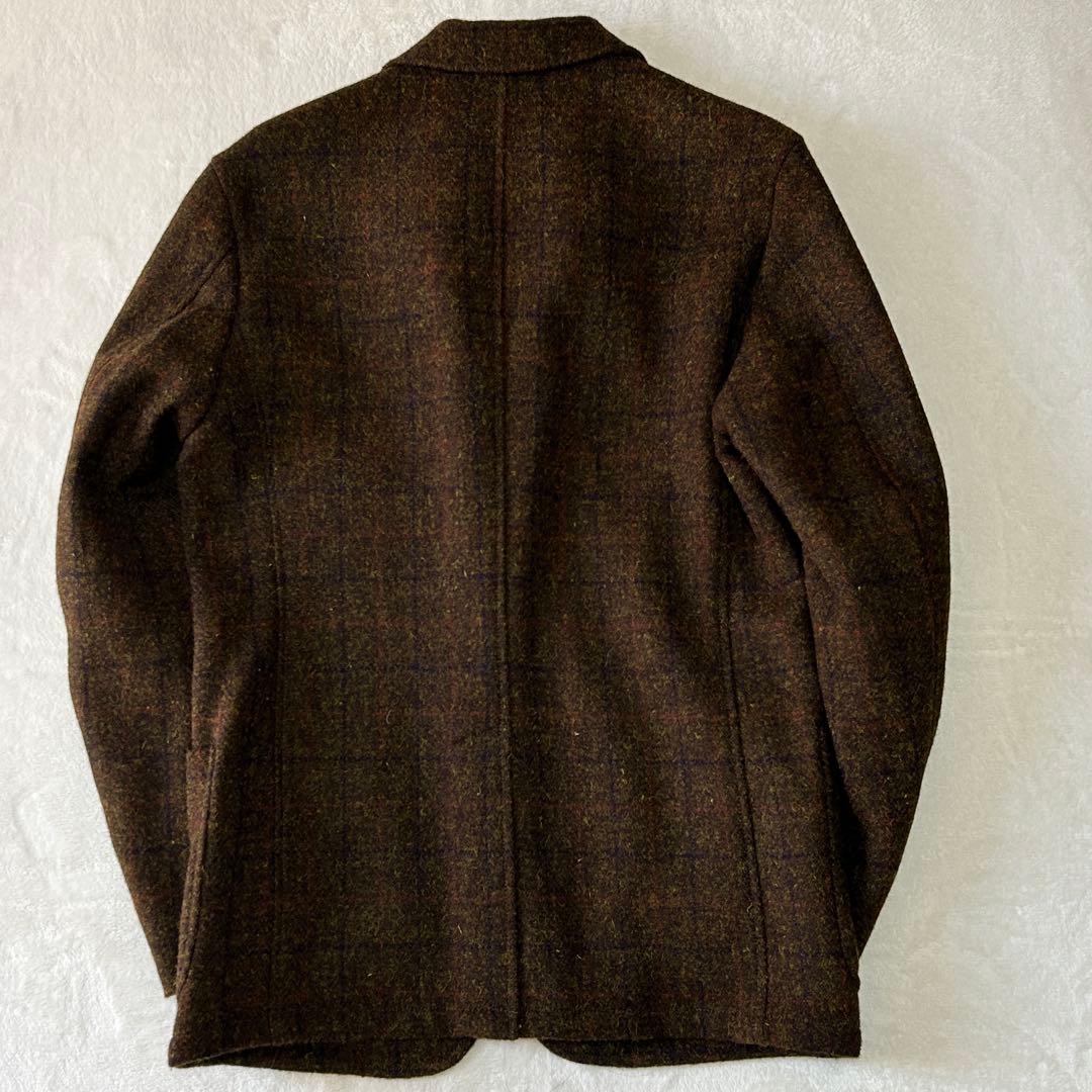 未使用級 ハリスツイード フリークスストア ツイード くるみボタン ジャケットL