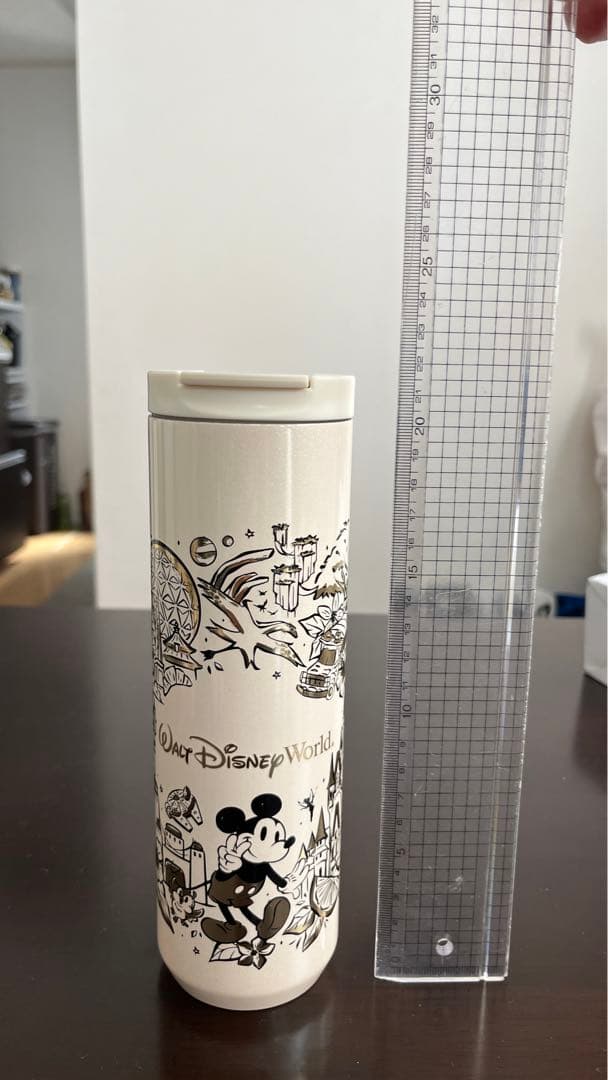 スターバックス　フロリダディズニーワールド　タンブラー　水筒　ミッキーマウス　白