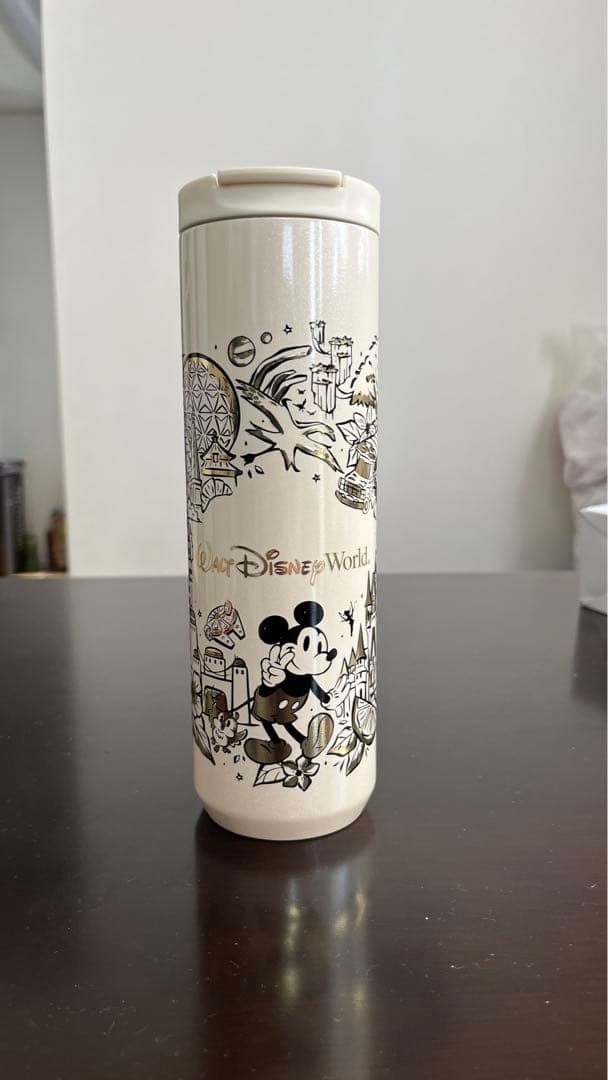 スターバックス　フロリダディズニーワールド　タンブラー　水筒　ミッキーマウス　白