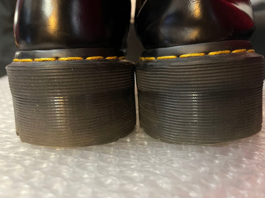 g*g様 Dr. Martens厚底人気のイエローステッチJADON UK8ファ