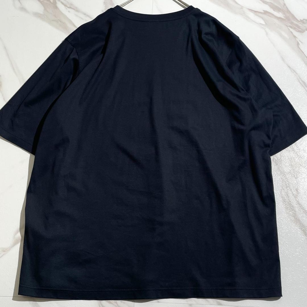 美品　エルメス　マリン　レザー　ミニパッチ　llerie　Tシャツ