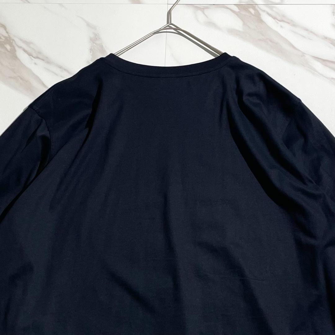 美品　エルメス　マリン　レザー　ミニパッチ　llerie　Tシャツ