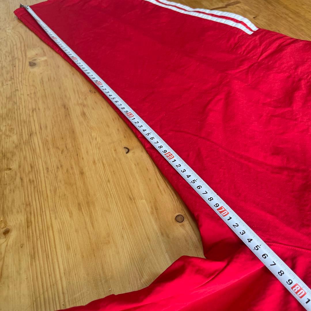 アディダス　メンズ スリーストライプス カーゴパンツ　赤　大きいサイズ