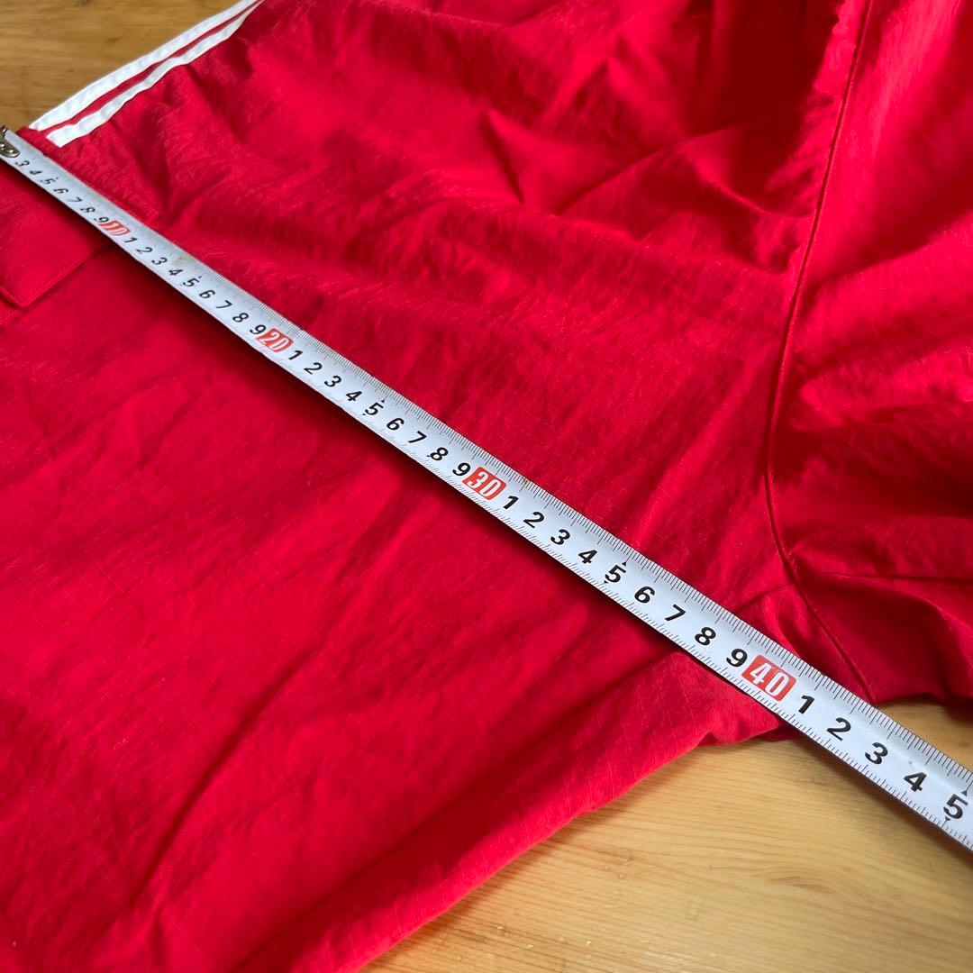 アディダス　メンズ スリーストライプス カーゴパンツ　赤　大きいサイズ