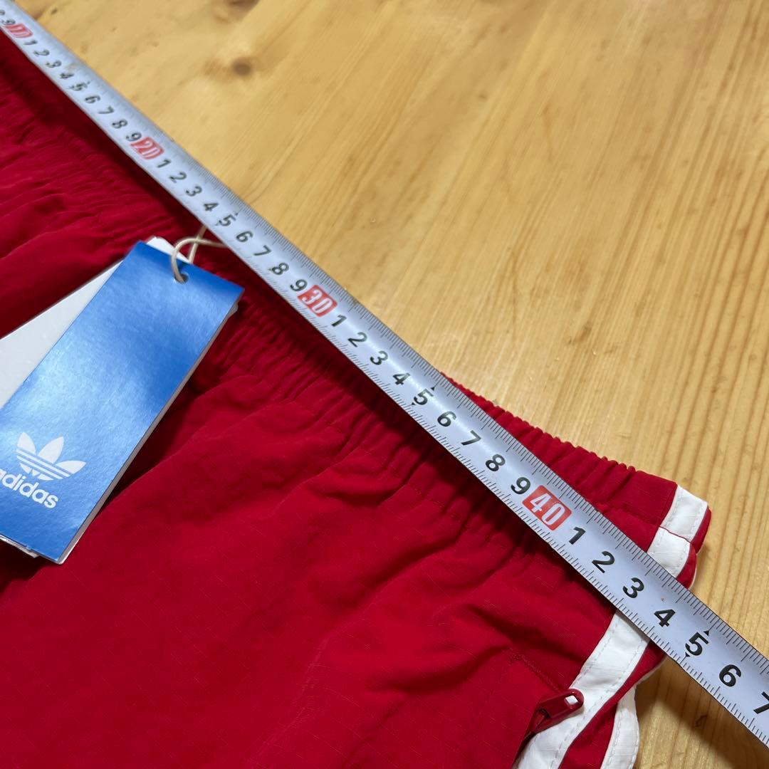 アディダス　メンズ スリーストライプス カーゴパンツ　赤　大きいサイズ