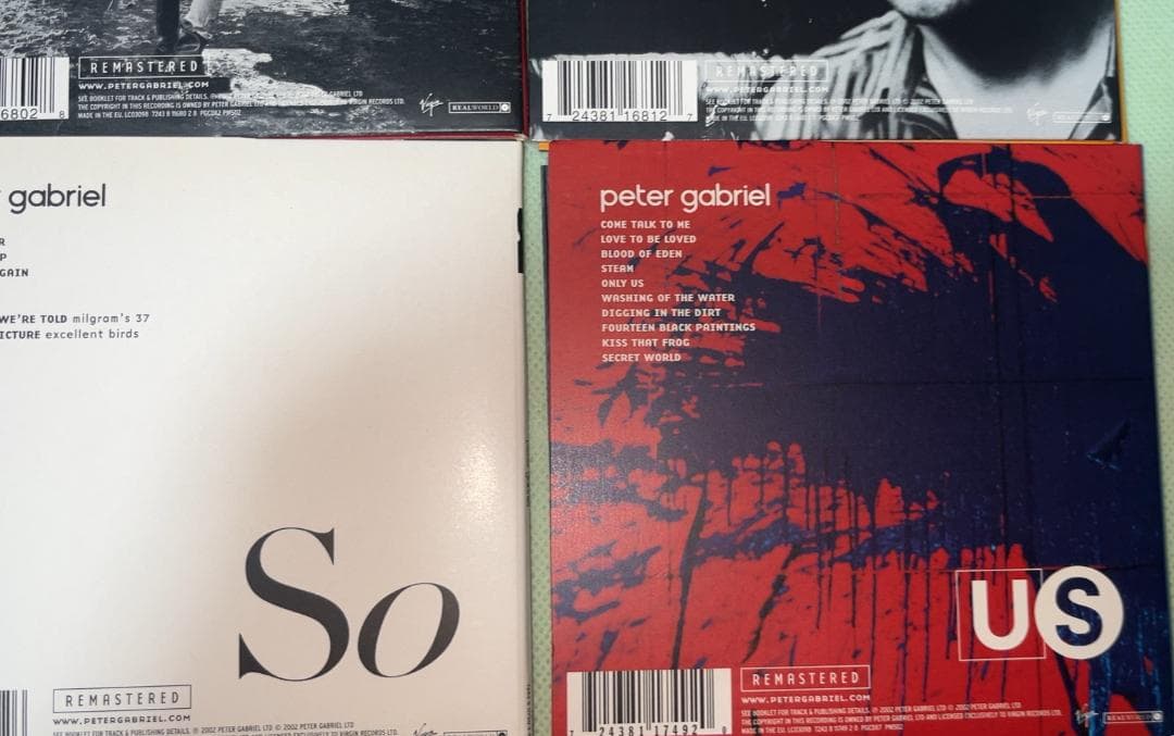 最終 ピーターガブリエル 紙ジャケ ７作品セット petergabriel CD