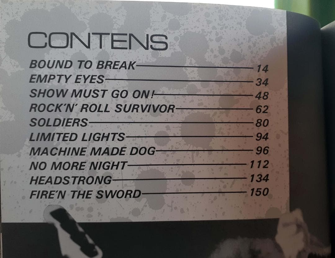 「ANTHEM」BOUND TO BREAK　バンドスコア　アンセム　良品♪