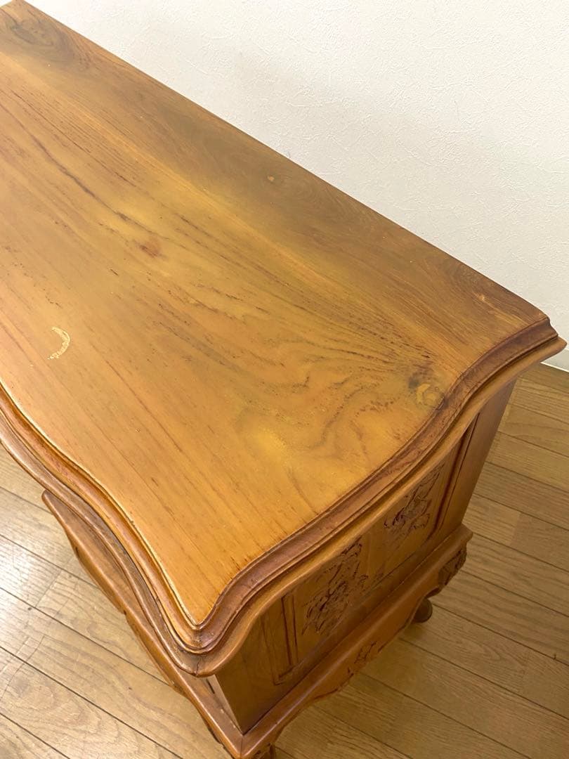 アンティーク コンソール ドレッサー テーブル デスク 彫刻 猫脚 インテリア