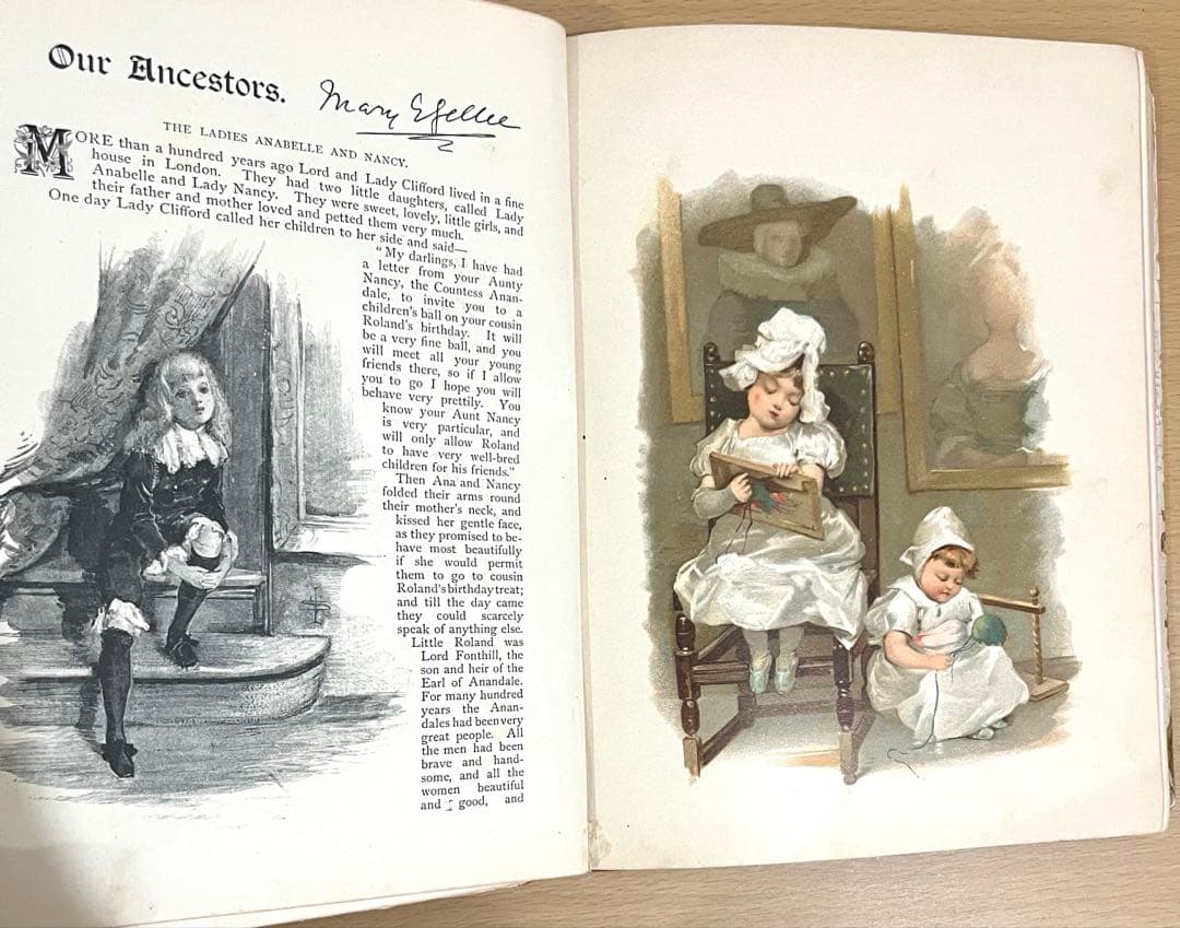 No.325 アンティーク 古書 洋書 絵本 ビクトリアン 児童書