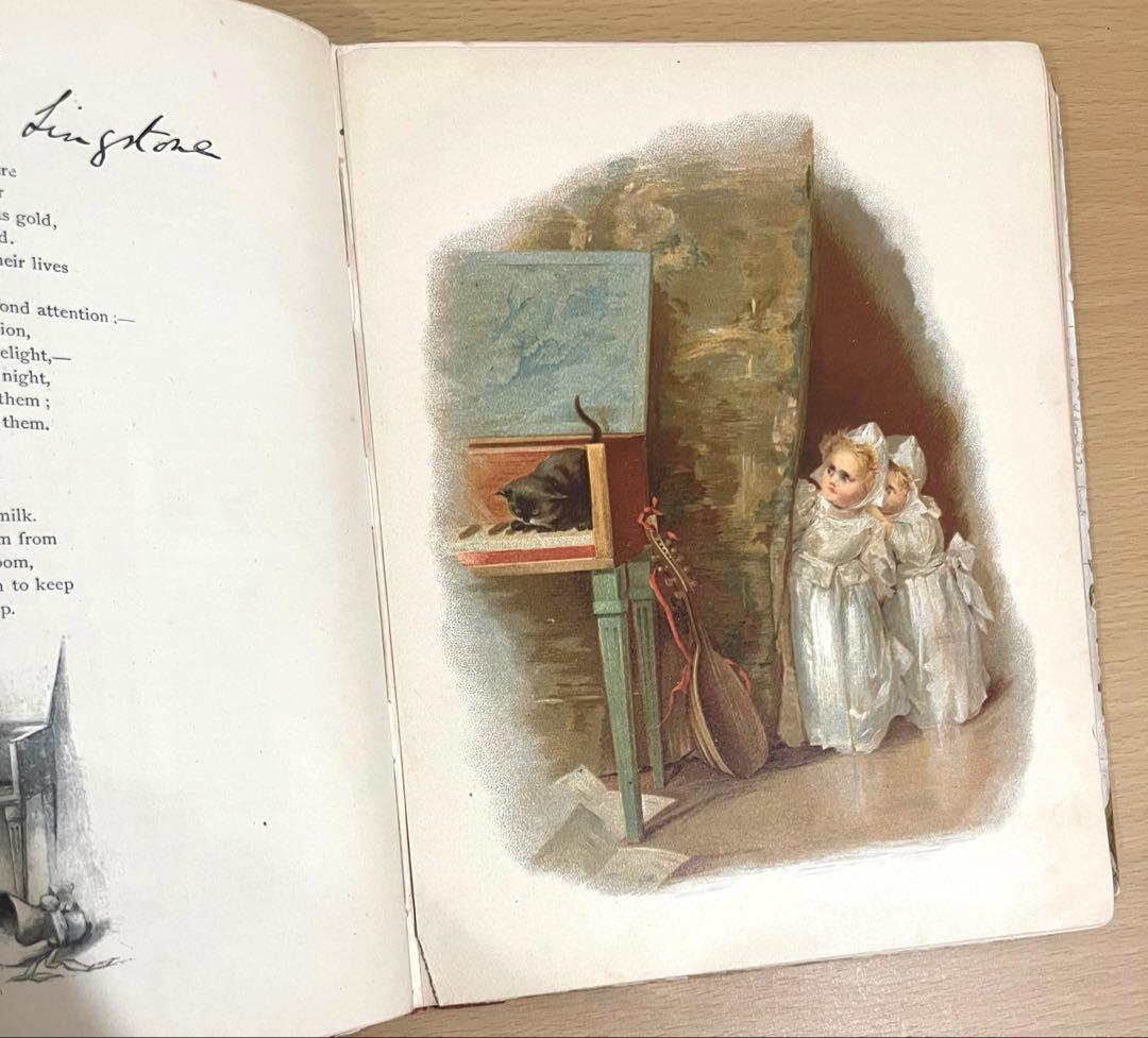 No.325 アンティーク 古書 洋書 絵本 ビクトリアン 児童書