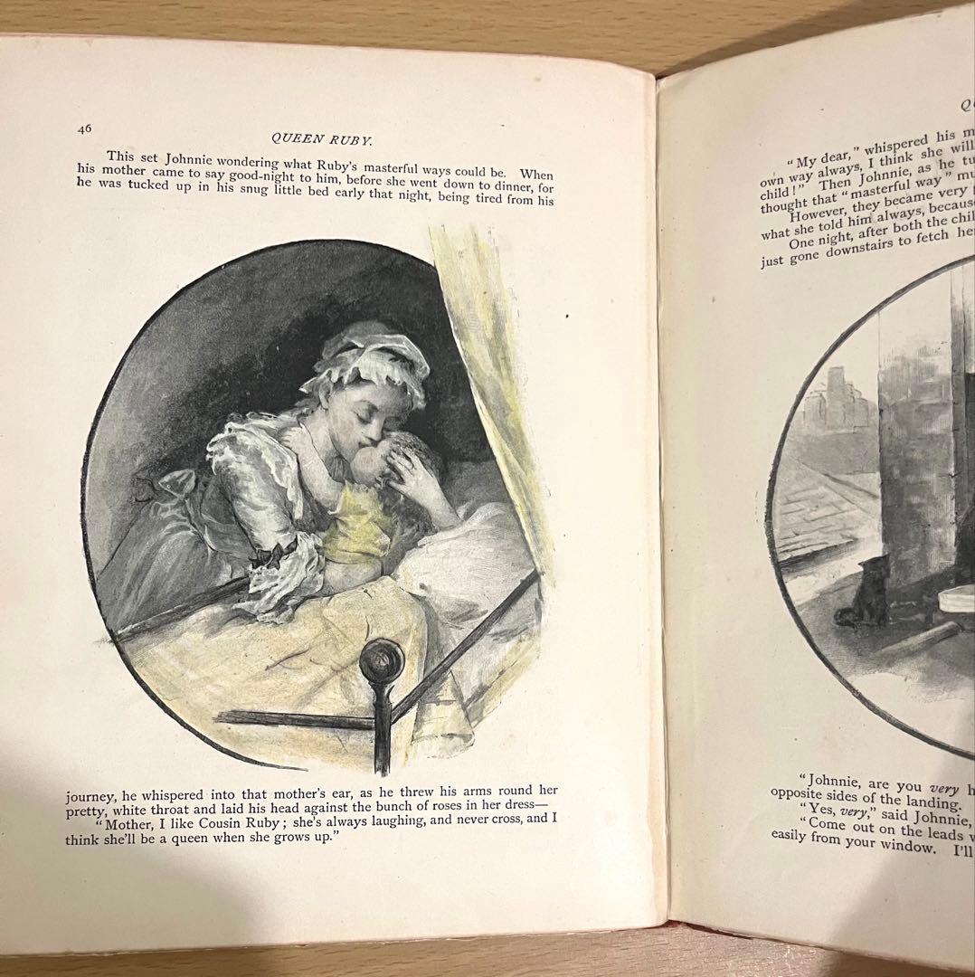 No.325 アンティーク 古書 洋書 絵本 ビクトリアン 児童書