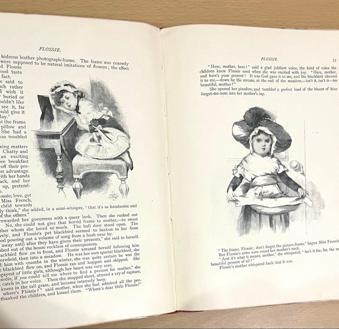 No.325 アンティーク 古書 洋書 絵本 ビクトリアン 児童書