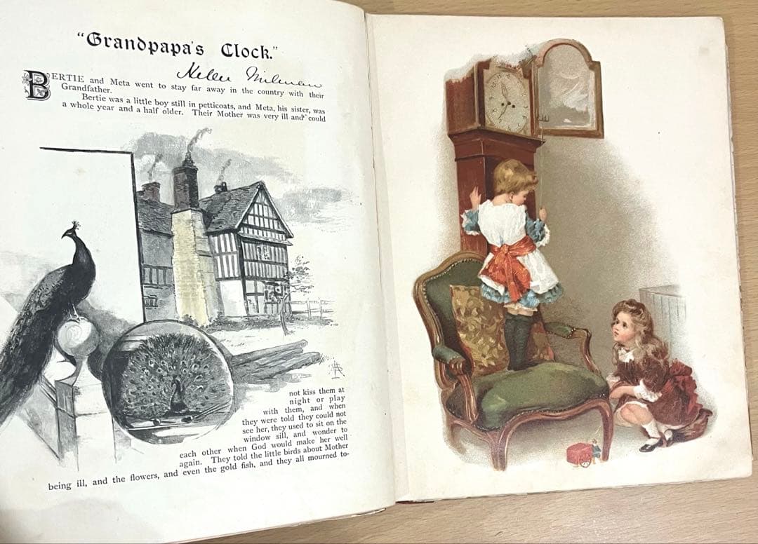 No.325 アンティーク 古書 洋書 絵本 ビクトリアン 児童書