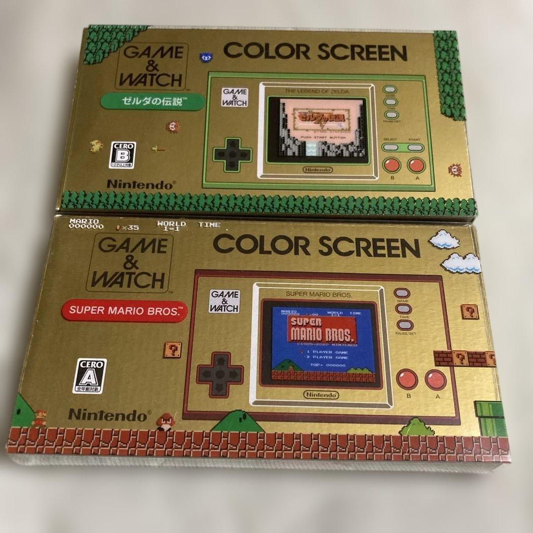ゲーム&ウォッチ ゼルダの伝説 マリオ 2点セット