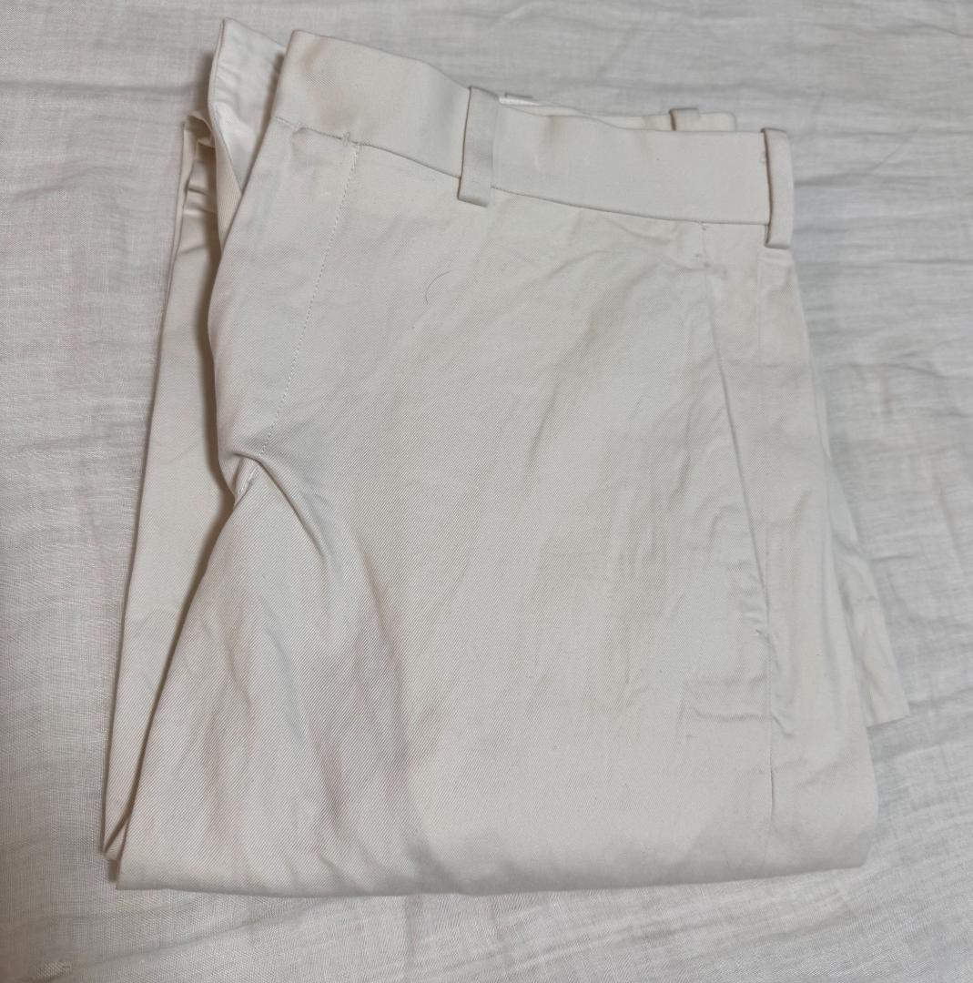 YAECA チノ クリーズド 30inch　ホワイト