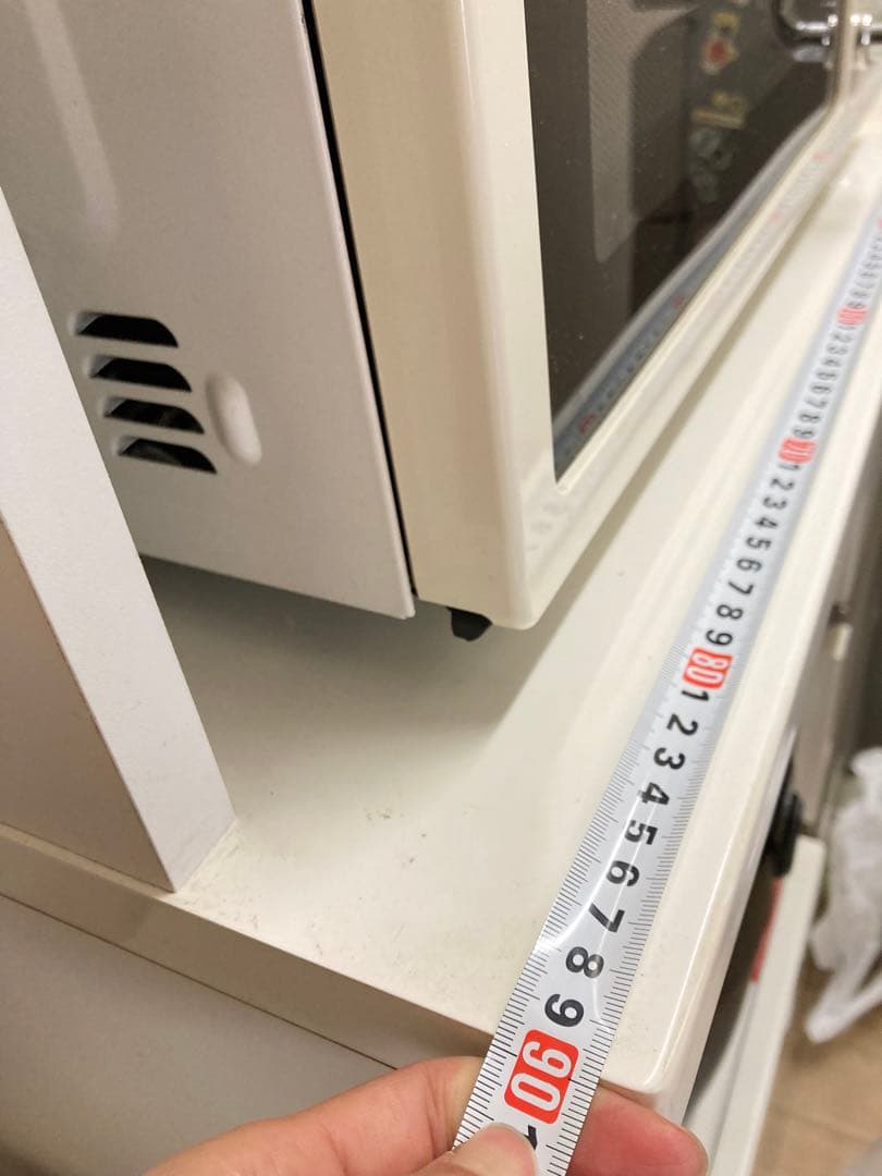 食器棚 キッチンボード 90cm レンジ台 キッチン収納家具 艶あり鏡面ホワイト