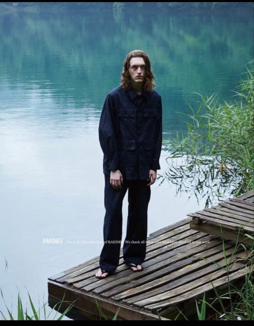 RAKINES コットンパンツ