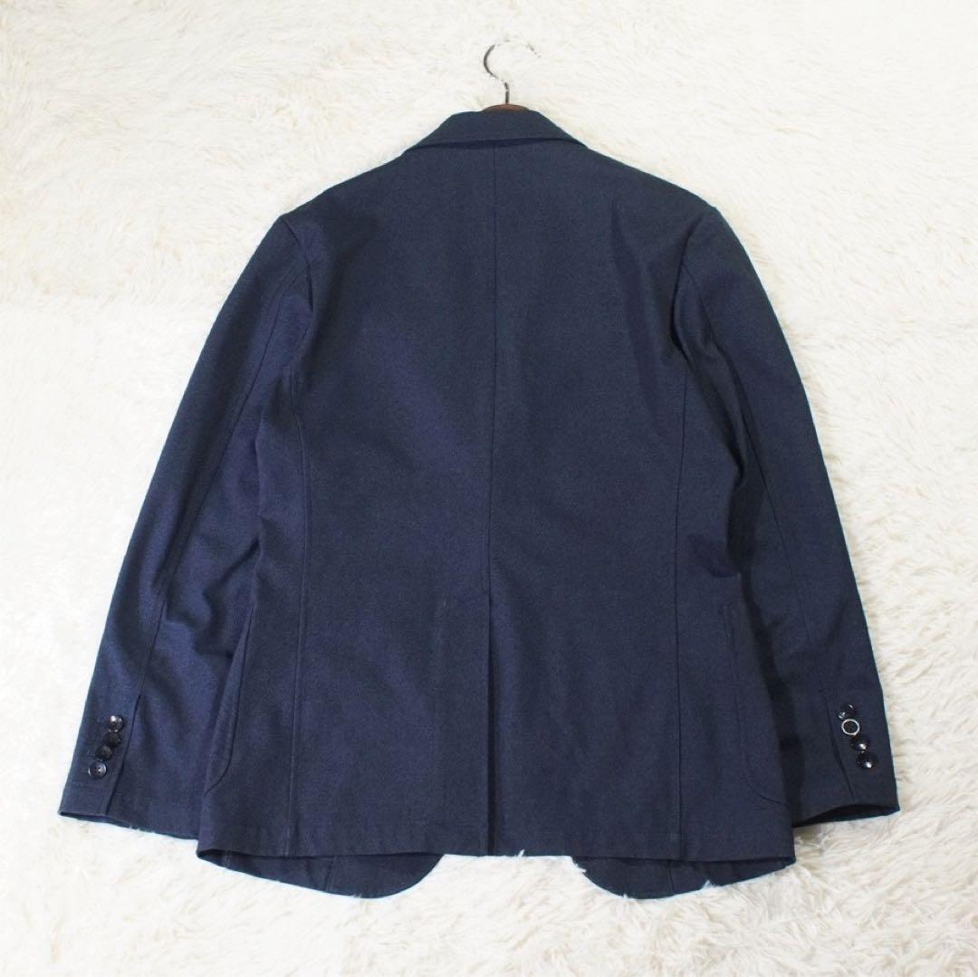 美品 ストレッチ《EDIFICE》2B セットアップ(46)ネイビー 手洗い可