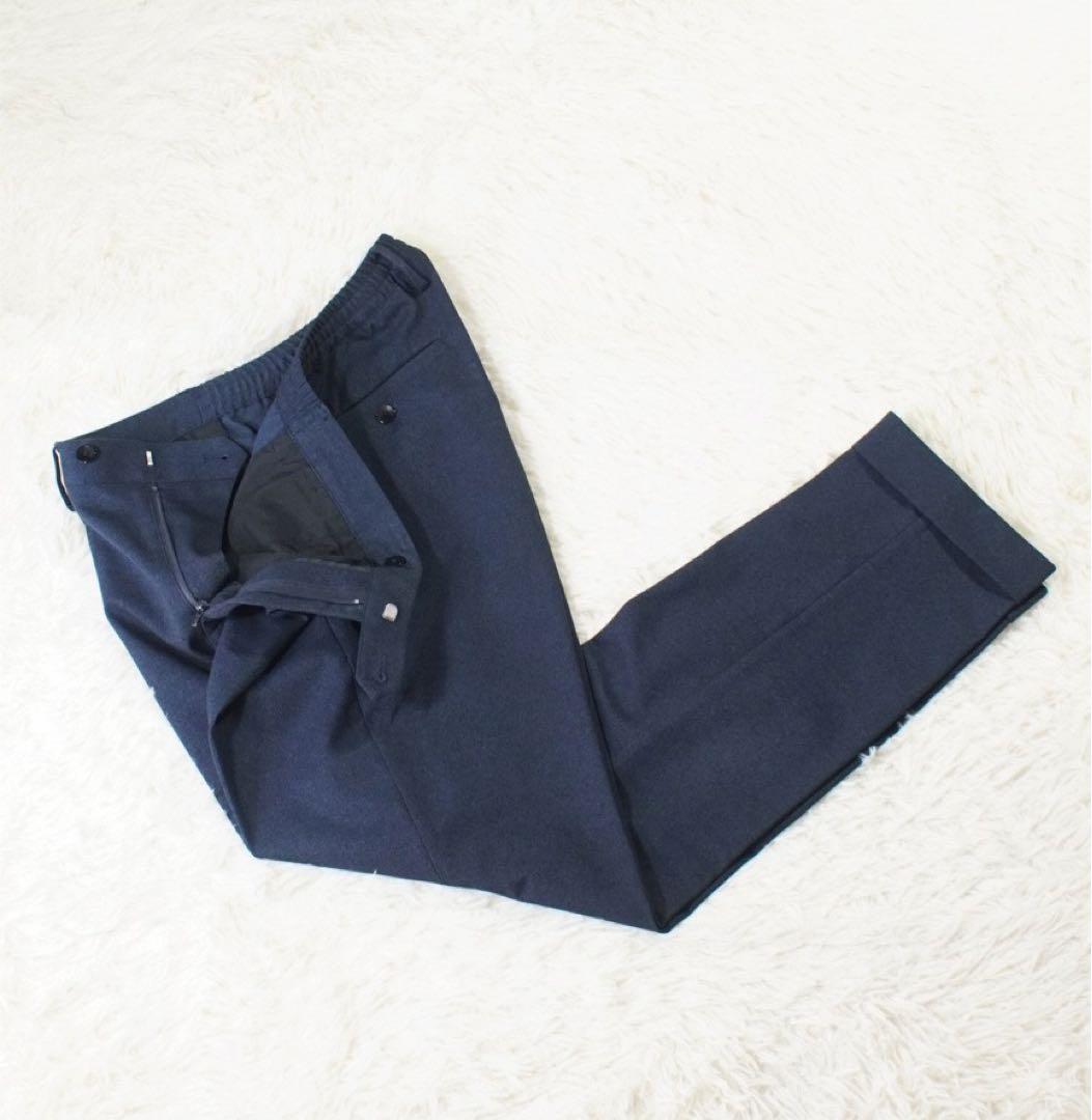 美品 ストレッチ《EDIFICE》2B セットアップ(46)ネイビー 手洗い可