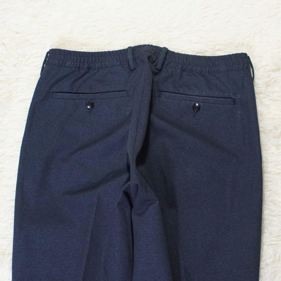 美品 ストレッチ《EDIFICE》2B セットアップ(46)ネイビー 手洗い可