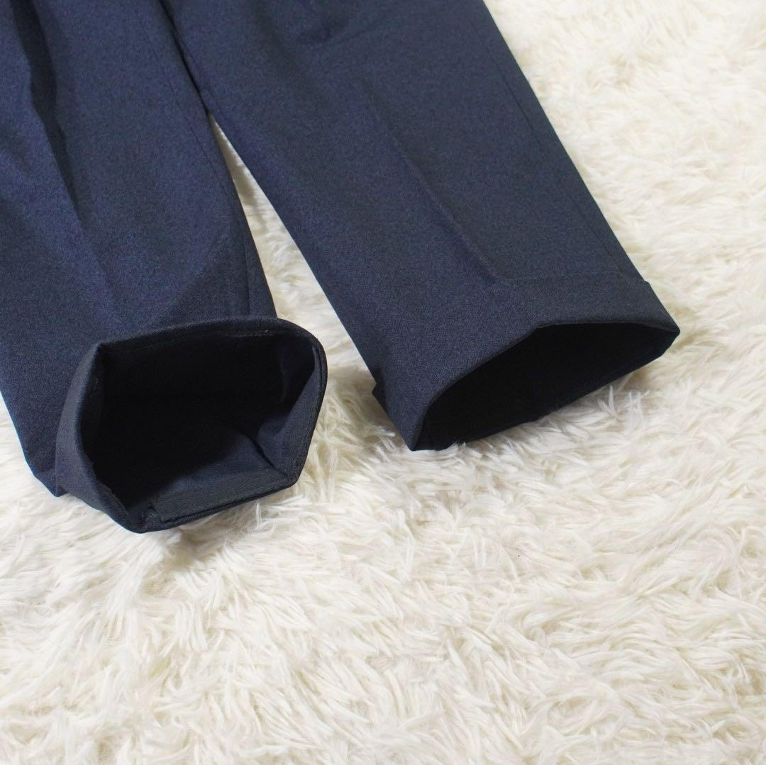 美品 ストレッチ《EDIFICE》2B セットアップ(46)ネイビー 手洗い可